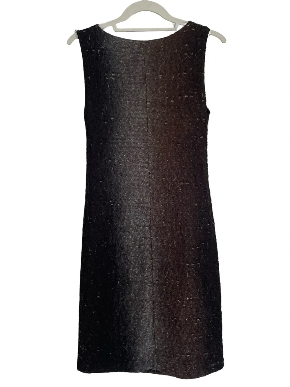 Frank Lyman Design Sleeveless Black Textured Shift Dress